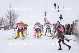 10.12.2023, Bad Gastein, Austria (AUT): Amund Riege (NOR), Herman Paus (NOR), (l-r) - Ski Classics Bad Gastein Criterium - Bad Gastein (AUT). www.nordicfocus.com. © Reichert/NordicFocus. Every downloaded picture is fee-liable.
