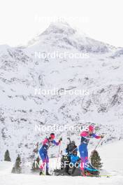 10.12.2023, Bad Gastein, Austria (AUT): Einar Kalland-Olsen (NOR), Klas Nilsson (SWE), (l-r) - Ski Classics Bad Gastein Criterium - Bad Gastein (AUT). www.nordicfocus.com. © Reichert/NordicFocus. Every downloaded picture is fee-liable.