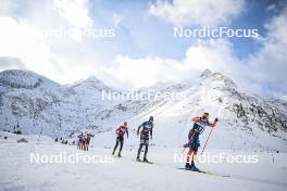 10.12.2023, Bad Gastein, Austria (AUT): Torgeir Sulen Hovland (NOR), Runar Skaug Mathisen (NOR), Thomas Bucher-Johannessen (NOR), (l-r) - Ski Classics Bad Gastein Criterium - Bad Gastein (AUT). www.nordicfocus.com. © Reichert/NordicFocus. Every downloaded picture is fee-liable.