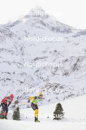 10.12.2023, Bad Gastein, Austria (AUT): Johan Hoel (NOR), Alfred Buskqvist (SWE), (l-r) - Ski Classics Bad Gastein Criterium - Bad Gastein (AUT). www.nordicfocus.com. © Reichert/NordicFocus. Every downloaded picture is fee-liable.