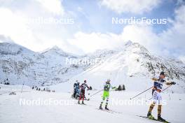 10.12.2023, Bad Gastein, Austria (AUT): Juuso Maekelae (GER), Thomas Bing (GER), Axel Jutterstroem (SWE), (l-r) - Ski Classics Bad Gastein Criterium - Bad Gastein (AUT). www.nordicfocus.com. © Reichert/NordicFocus. Every downloaded picture is fee-liable.