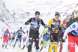 10.12.2023, Bad Gastein, Austria (AUT): Joachim Ronneback (SWE), Amund Hoel (NOR) - Ski Classics Bad Gastein Criterium - Bad Gastein (AUT). www.nordicfocus.com. © Reichert/NordicFocus. Every downloaded picture is fee-liable.