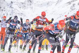 10.12.2023, Bad Gastein, Austria (AUT): Oskar Kardin (SWE), Johan Hoel (NOR), (l-r) - Ski Classics Bad Gastein Criterium - Bad Gastein (AUT). www.nordicfocus.com. © Reichert/NordicFocus. Every downloaded picture is fee-liable.