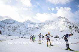 10.12.2023, Bad Gastein, Austria (AUT): Juuso Maekelae (GER), Thomas Bing (GER), Axel Jutterstroem (SWE), Johannes Ekloef (SWE), (l-r) - Ski Classics Bad Gastein Criterium - Bad Gastein (AUT). www.nordicfocus.com. © Reichert/NordicFocus. Every downloaded picture is fee-liable.