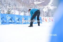 15.12.2023, Val Venosta, Italy (ITA): venue: track preparation - Ski Classics La Venosta Criterium - Val Venosta (ITA). www.nordicfocus.com. © Reichert/NordicFocus. Every downloaded picture is fee-liable.