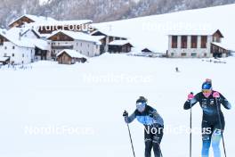 15.12.2023, Val Venosta, Italy (ITA): Solene Faivre (SUI), Oceane Bepoix (FRA), (l-r) - Ski Classics La Venosta Criterium - Val Venosta (ITA). www.nordicfocus.com. © Reichert/NordicFocus. Every downloaded picture is fee-liable.