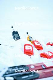 15.12.2023, Val Venosta, Italy (ITA): feature: ski testing, snow temperature measuring - Ski Classics La Venosta Criterium - Val Venosta (ITA). www.nordicfocus.com. © Reichert/NordicFocus. Every downloaded picture is fee-liable.