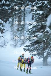 16.12.2023, Val Venosta, Italy (ITA): Emilie Fleten (NOR), Ida Dahl (SWE), Jenny Larsson (SWE), (l-r) - Ski Classics La Venosta Criterium - Val Venosta (ITA). www.nordicfocus.com. © Reichert/NordicFocus. Every downloaded picture is fee-liable.