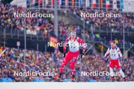 06.01.2024, Oberhof, Germany (GER): Simon Eder (AUT) - IBU World Cup Biathlon, pursuit men, Oberhof (GER). www.nordicfocus.com. © Thibaut/NordicFocus. Every downloaded picture is fee-liable.