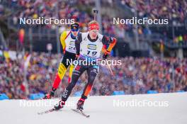 06.01.2024, Oberhof, Germany (GER): Roman Rees (GER) - IBU World Cup Biathlon, pursuit men, Oberhof (GER). www.nordicfocus.com. © Thibaut/NordicFocus. Every downloaded picture is fee-liable.