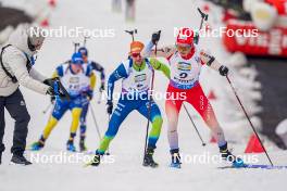 06.01.2024, Oberhof, Germany (GER): Sebastian Stalder (SUI) - IBU World Cup Biathlon, pursuit men, Oberhof (GER). www.nordicfocus.com. © Thibaut/NordicFocus. Every downloaded picture is fee-liable.