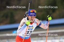 06.01.2024, Oberhof, Germany (GER): Jeremy Finello (SUI) - IBU World Cup Biathlon, pursuit men, Oberhof (GER). www.nordicfocus.com. © Manzoni/NordicFocus. Every downloaded picture is fee-liable.