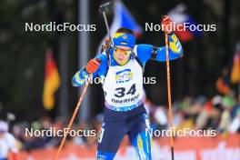 06.01.2024, Oberhof, Germany (GER): Dmytro Pidruchnyi (UKR) - IBU World Cup Biathlon, pursuit men, Oberhof (GER). www.nordicfocus.com. © Manzoni/NordicFocus. Every downloaded picture is fee-liable.