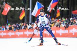 06.01.2024, Oberhof, Germany (GER): Fabien Claude (FRA) - IBU World Cup Biathlon, pursuit men, Oberhof (GER). www.nordicfocus.com. © Manzoni/NordicFocus. Every downloaded picture is fee-liable.