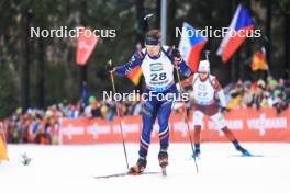 06.01.2024, Oberhof, Germany (GER): Fabien Claude (FRA) - IBU World Cup Biathlon, pursuit men, Oberhof (GER). www.nordicfocus.com. © Manzoni/NordicFocus. Every downloaded picture is fee-liable.