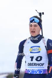 06.01.2024, Oberhof, Germany (GER): Didier Bionaz (ITA) - IBU World Cup Biathlon, pursuit men, Oberhof (GER). www.nordicfocus.com. © Manzoni/NordicFocus. Every downloaded picture is fee-liable.