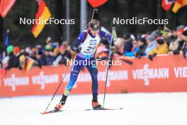 06.01.2024, Oberhof, Germany (GER): Vladislav Kireyev (KAZ) - IBU World Cup Biathlon, pursuit men, Oberhof (GER). www.nordicfocus.com. © Manzoni/NordicFocus. Every downloaded picture is fee-liable.
