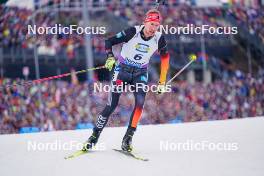 06.01.2024, Oberhof, Germany (GER): Johannes Kuehn (GER) - IBU World Cup Biathlon, pursuit men, Oberhof (GER). www.nordicfocus.com. © Thibaut/NordicFocus. Every downloaded picture is fee-liable.