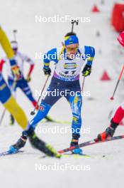 06.01.2024, Oberhof, Germany (GER): Anton Dudchenko (UKR) - IBU World Cup Biathlon, pursuit men, Oberhof (GER). www.nordicfocus.com. © Thibaut/NordicFocus. Every downloaded picture is fee-liable.
