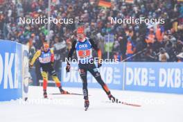 07.01.2024, Oberhof, Germany (GER): Roman Rees (GER) - IBU World Cup Biathlon, relay men, Oberhof (GER). www.nordicfocus.com. © Manzoni/NordicFocus. Every downloaded picture is fee-liable.