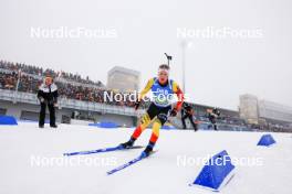 07.01.2024, Oberhof, Germany (GER): Thierry Langer (BEL) - IBU World Cup Biathlon, relay men, Oberhof (GER). www.nordicfocus.com. © Manzoni/NordicFocus. Every downloaded picture is fee-liable.