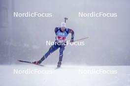 07.01.2024, Oberhof, Germany (GER): Fabien Claude (FRA) - IBU World Cup Biathlon, relay men, Oberhof (GER). www.nordicfocus.com. © Thibaut/NordicFocus. Every downloaded picture is fee-liable.