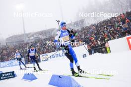 07.01.2024, Oberhof, Germany (GER): Raido Raenkel (EST) - IBU World Cup Biathlon, relay men, Oberhof (GER). www.nordicfocus.com. © Manzoni/NordicFocus. Every downloaded picture is fee-liable.