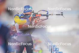 07.01.2024, Oberhof, Germany (GER): Emil Nykvist (SWE) - IBU World Cup Biathlon, relay men, Oberhof (GER). www.nordicfocus.com. © Thibaut/NordicFocus. Every downloaded picture is fee-liable.