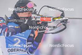 07.01.2024, Oberhof, Germany (GER): Quentin Fillon Maillet (FRA) - IBU World Cup Biathlon, relay men, Oberhof (GER). www.nordicfocus.com. © Thibaut/NordicFocus. Every downloaded picture is fee-liable.