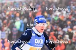 07.01.2024, Oberhof, Germany (GER): Lukas Hofer (ITA) - IBU World Cup Biathlon, relay men, Oberhof (GER). www.nordicfocus.com. © Manzoni/NordicFocus. Every downloaded picture is fee-liable.