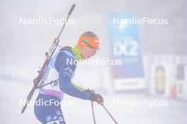 07.01.2024, Oberhof, Germany (GER): Anton Vidmar (SLO) - IBU World Cup Biathlon, relay men, Oberhof (GER). www.nordicfocus.com. © Thibaut/NordicFocus. Every downloaded picture is fee-liable.