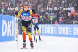 07.01.2024, Oberhof, Germany (GER): Florent Claude (BEL) - IBU World Cup Biathlon, relay men, Oberhof (GER). www.nordicfocus.com. © Manzoni/NordicFocus. Every downloaded picture is fee-liable.