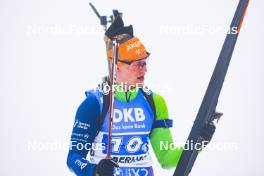07.01.2024, Oberhof, Germany (GER): Anton Vidmar (SLO) - IBU World Cup Biathlon, relay men, Oberhof (GER). www.nordicfocus.com. © Manzoni/NordicFocus. Every downloaded picture is fee-liable.