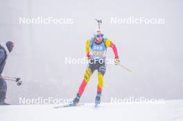 07.01.2024, Oberhof, Germany (GER): Marek Mackels (BEL) - IBU World Cup Biathlon, relay men, Oberhof (GER). www.nordicfocus.com. © Thibaut/NordicFocus. Every downloaded picture is fee-liable.