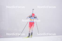 07.01.2024, Oberhof, Germany (GER): Niklas Hartweg (SUI) - IBU World Cup Biathlon, relay men, Oberhof (GER). www.nordicfocus.com. © Thibaut/NordicFocus. Every downloaded picture is fee-liable.
