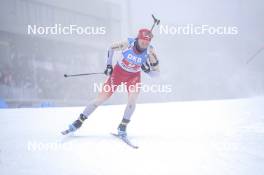 07.01.2024, Oberhof, Germany (GER): Sebastian Stalder (SUI) - IBU World Cup Biathlon, relay men, Oberhof (GER). www.nordicfocus.com. © Thibaut/NordicFocus. Every downloaded picture is fee-liable.
