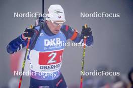 07.01.2024, Oberhof, Germany (GER): Fabien Claude (FRA) - IBU World Cup Biathlon, relay men, Oberhof (GER). www.nordicfocus.com. © Thibaut/NordicFocus. Every downloaded picture is fee-liable.