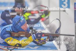 07.01.2024, Oberhof, Germany (GER): Sebastian Samuelsson (SWE) - IBU World Cup Biathlon, relay men, Oberhof (GER). www.nordicfocus.com. © Thibaut/NordicFocus. Every downloaded picture is fee-liable.