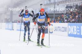 07.01.2024, Oberhof, Germany (GER): Philipp Nawrath (GER) - IBU World Cup Biathlon, relay men, Oberhof (GER). www.nordicfocus.com. © Manzoni/NordicFocus. Every downloaded picture is fee-liable.
