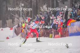07.01.2024, Oberhof, Germany (GER): Jan Gunka (POL) - IBU World Cup Biathlon, relay men, Oberhof (GER). www.nordicfocus.com. © Thibaut/NordicFocus. Every downloaded picture is fee-liable.