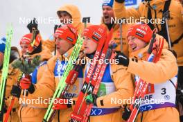 07.01.2024, Oberhof, Germany (GER): Benedikt Doll (GER), Roman Rees (GER), (l-r) - IBU World Cup Biathlon, relay men, Oberhof (GER). www.nordicfocus.com. © Manzoni/NordicFocus. Every downloaded picture is fee-liable.