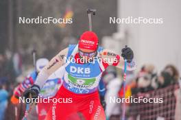 07.01.2024, Oberhof, Germany (GER): Joscha Burkhalter (SUI) - IBU World Cup Biathlon, relay men, Oberhof (GER). www.nordicfocus.com. © Thibaut/NordicFocus. Every downloaded picture is fee-liable.