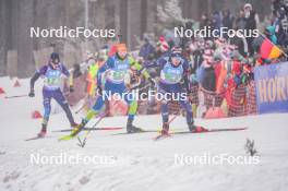 07.01.2024, Oberhof, Germany (GER): Jakov Fak (SLO), Didier Bionaz (ITA), (l-r) - IBU World Cup Biathlon, relay men, Oberhof (GER). www.nordicfocus.com. © Thibaut/NordicFocus. Every downloaded picture is fee-liable.
