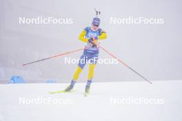 07.01.2024, Oberhof, Germany (GER): Martin Ponsiluoma (SWE) - IBU World Cup Biathlon, relay men, Oberhof (GER). www.nordicfocus.com. © Thibaut/NordicFocus. Every downloaded picture is fee-liable.