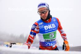 07.01.2024, Oberhof, Germany (GER): Simon Eder (AUT) - IBU World Cup Biathlon, relay men, Oberhof (GER). www.nordicfocus.com. © Manzoni/NordicFocus. Every downloaded picture is fee-liable.
