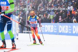 07.01.2024, Oberhof, Germany (GER): Mihail Usov (MDA) - IBU World Cup Biathlon, relay men, Oberhof (GER). www.nordicfocus.com. © Manzoni/NordicFocus. Every downloaded picture is fee-liable.