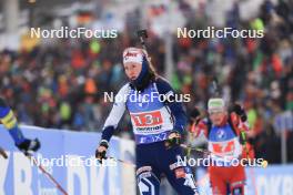 07.01.2024, Oberhof, Germany (GER): Suvi Minkkinen (FIN) - IBU World Cup Biathlon, relay women, Oberhof (GER). www.nordicfocus.com. © Manzoni/NordicFocus. Every downloaded picture is fee-liable.