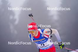 05.01.2024, Oberhof, Germany (GER): Sebastian Stalder (SUI) - IBU World Cup Biathlon, sprint men, Oberhof (GER). www.nordicfocus.com. © Thibaut/NordicFocus. Every downloaded picture is fee-liable.