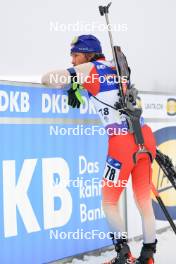 05.01.2024, Oberhof, Germany (GER): Jeremy Finello (SUI) - IBU World Cup Biathlon, sprint men, Oberhof (GER). www.nordicfocus.com. © Manzoni/NordicFocus. Every downloaded picture is fee-liable.