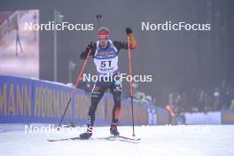05.01.2024, Oberhof, Germany (GER): Roman Rees (GER) - IBU World Cup Biathlon, sprint men, Oberhof (GER). www.nordicfocus.com. © Thibaut/NordicFocus. Every downloaded picture is fee-liable.